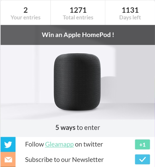 social media contests